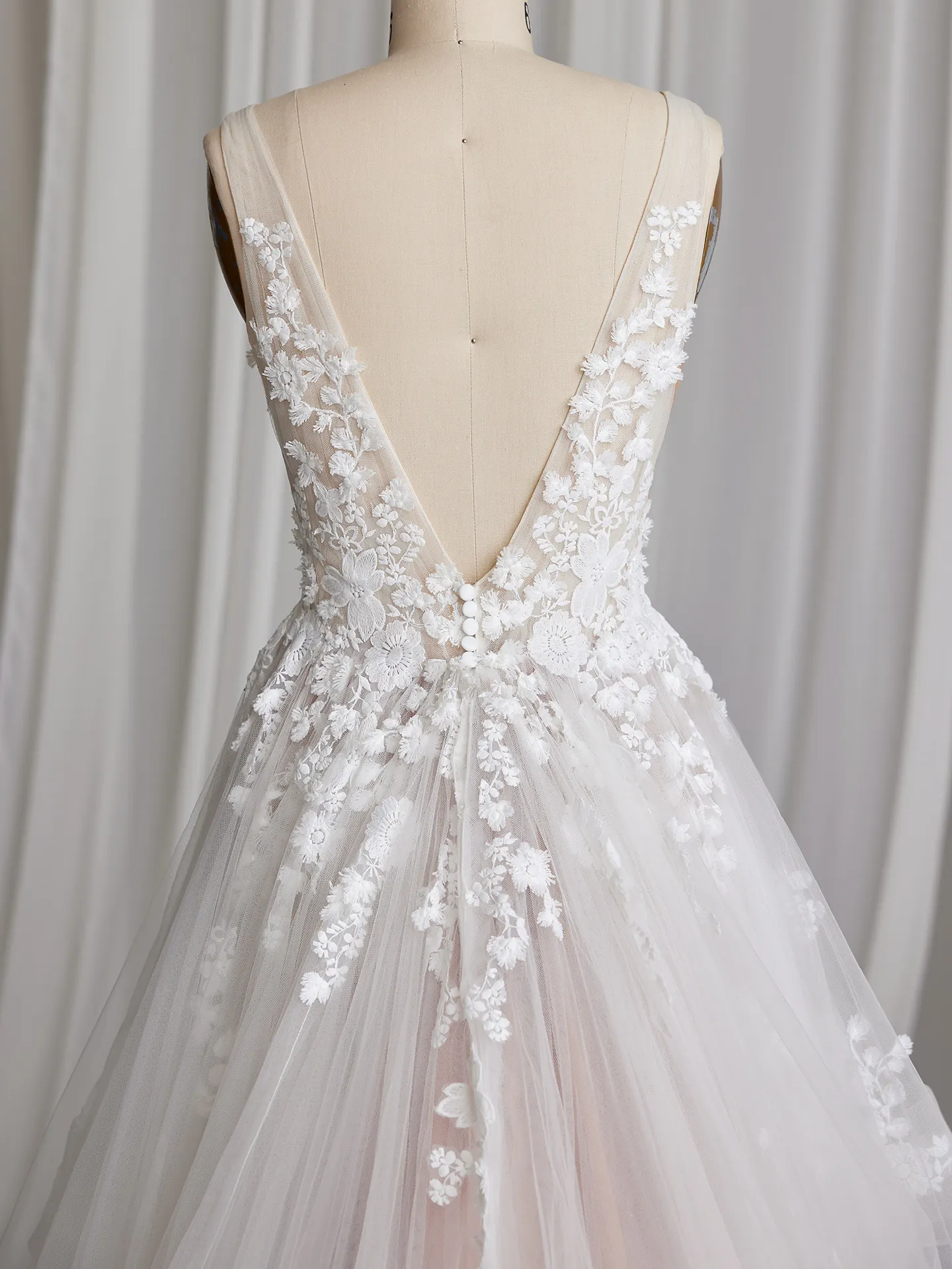 Rebecca Ingram A Line Wedding Dress Winona 23RK688A01 Alt104