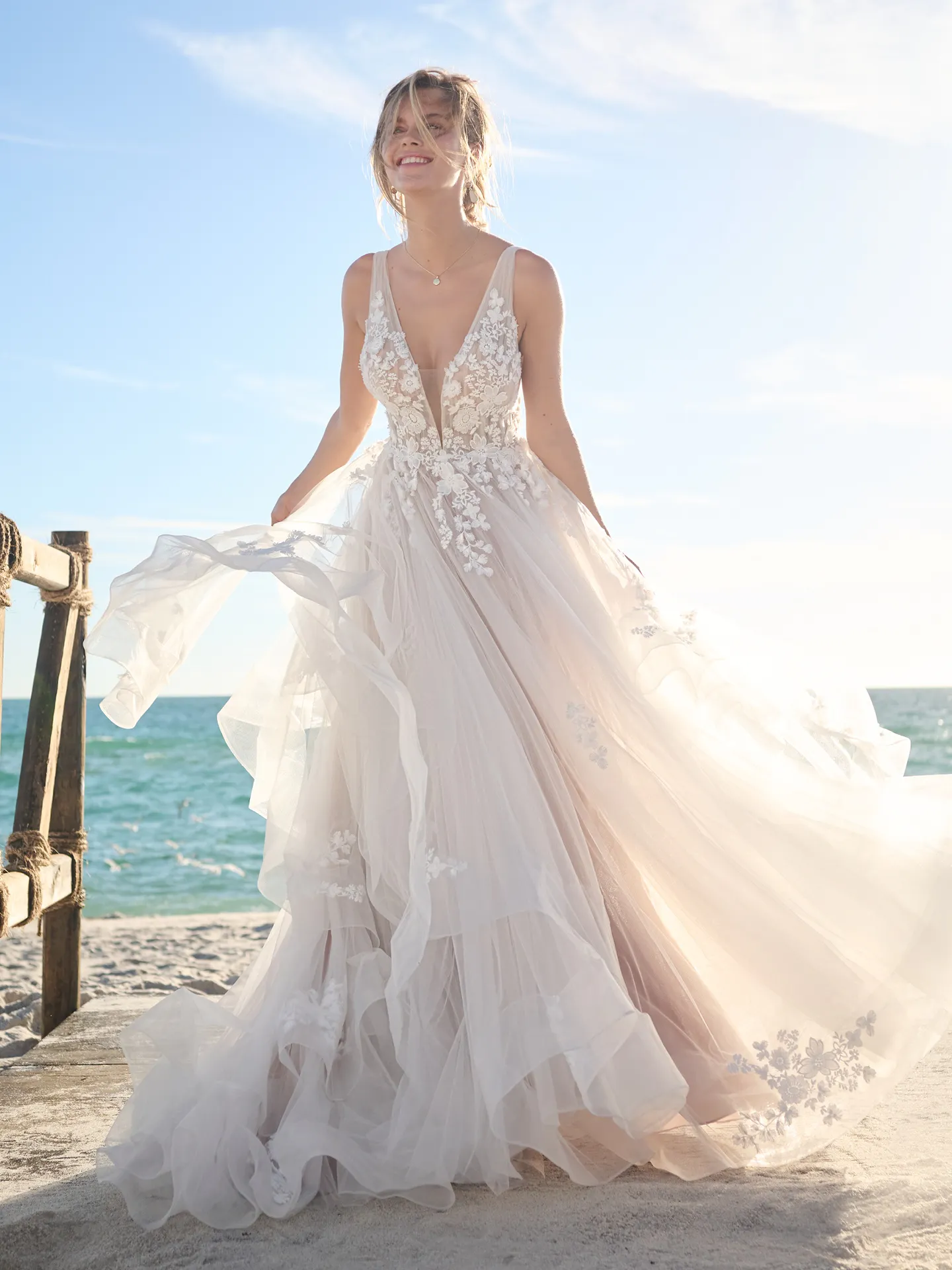 Rebecca Ingram A Line Wedding Dress Winona 23RK688A01 PROMO1