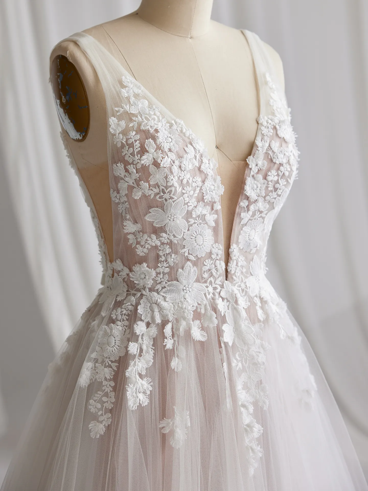 Rebecca Ingram A Line Wedding Dress Winona 23RK688B01 Alt108