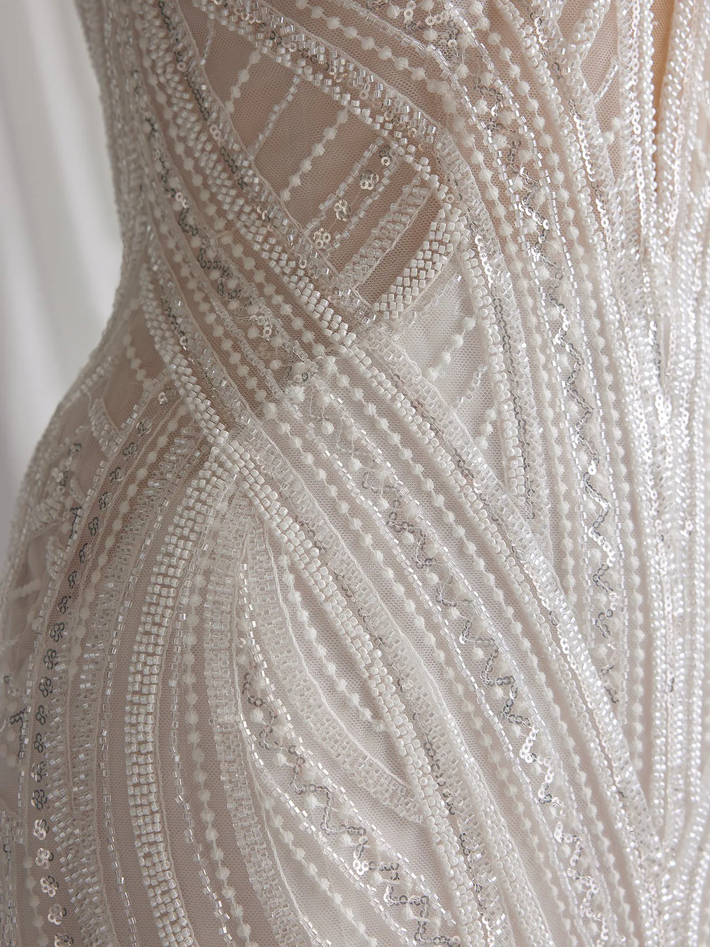 Sottero and Midgley Positano beaded detail close-up