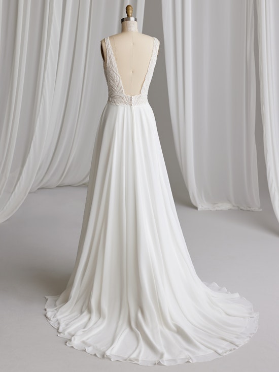 Maurelle Open Back Beaded Wedding Dress | Maggie Sottero