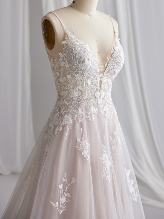 Rayna Delicate Lace A-Line Wedding Gown
