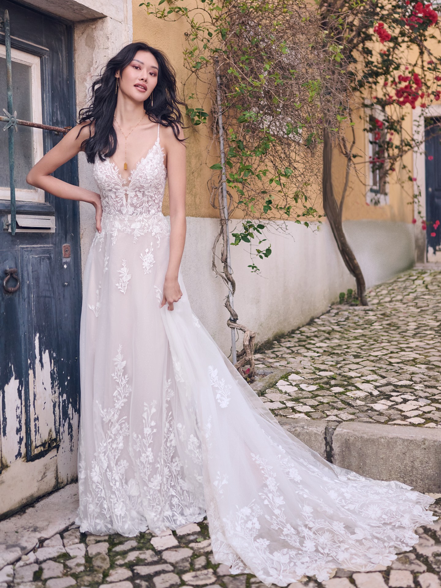 Maggie sottero illusion neckline sale