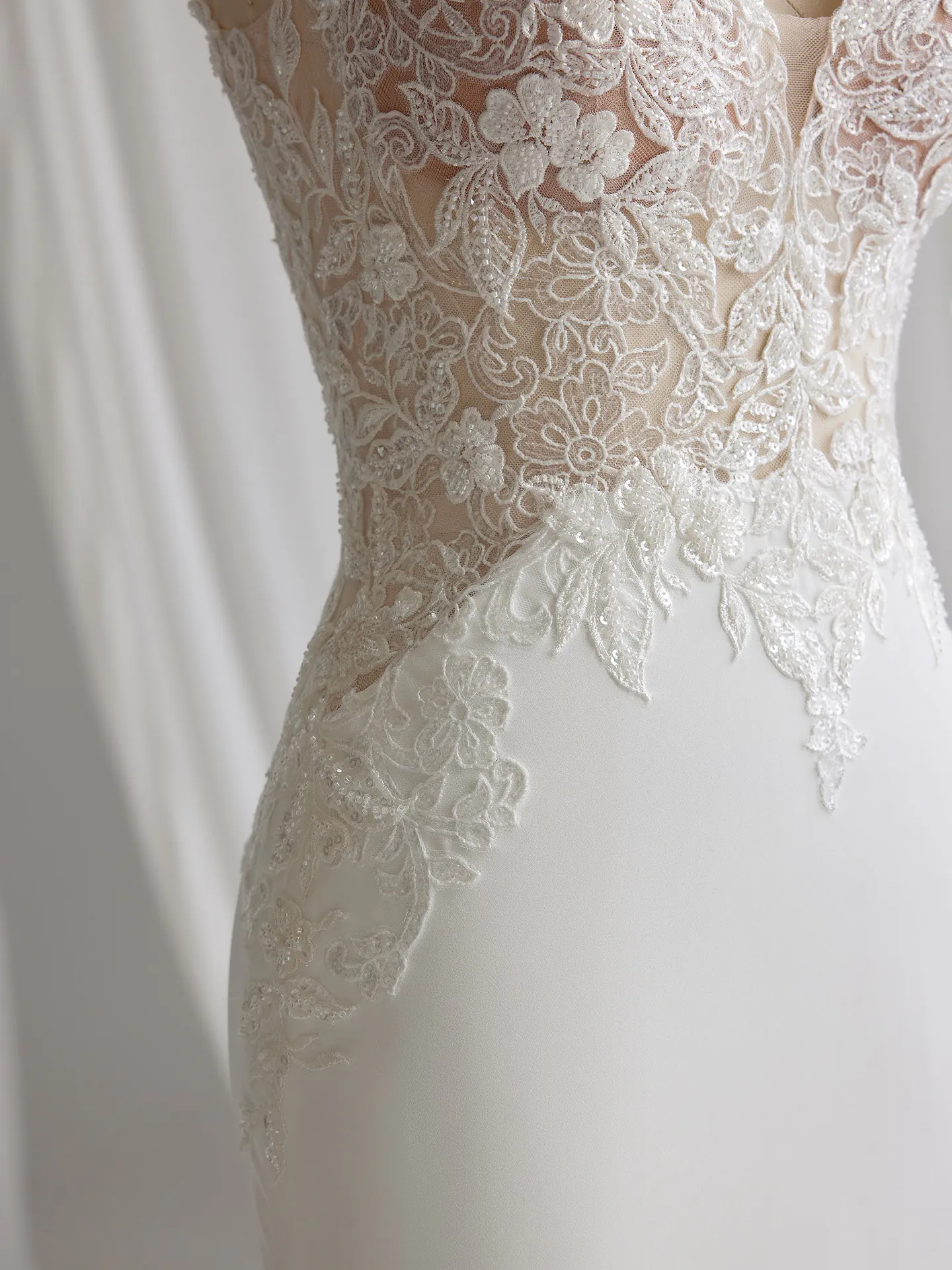 Rebecca Ingram Sheath Wedding Dress Idabelle 23RK674A01 Alt102