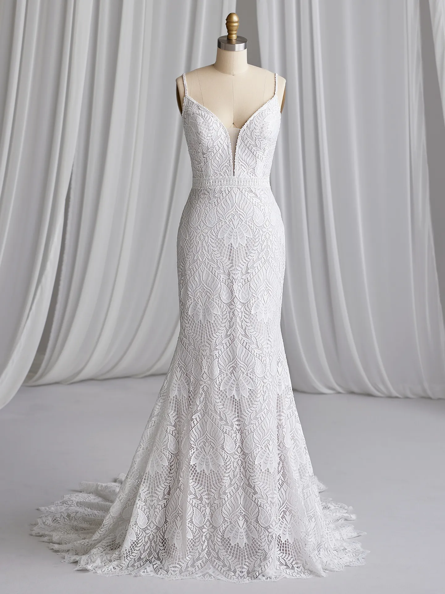 Rebecca Ingram Sheath Wedding Dress Janine 23RK697A01 Alt100