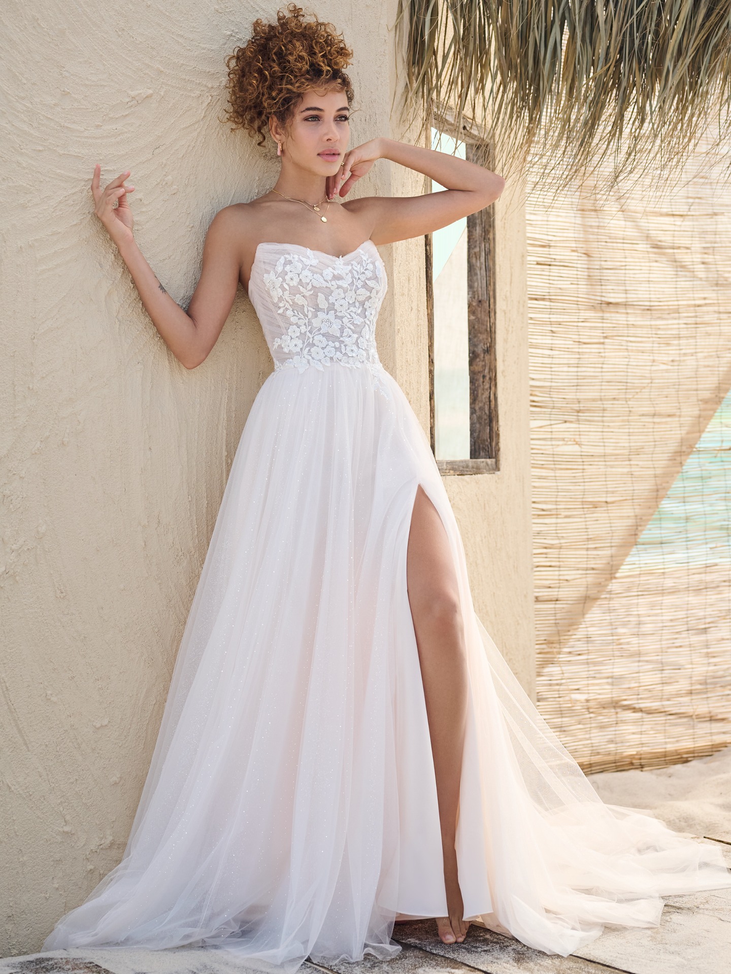 Strapless Neckline Dress