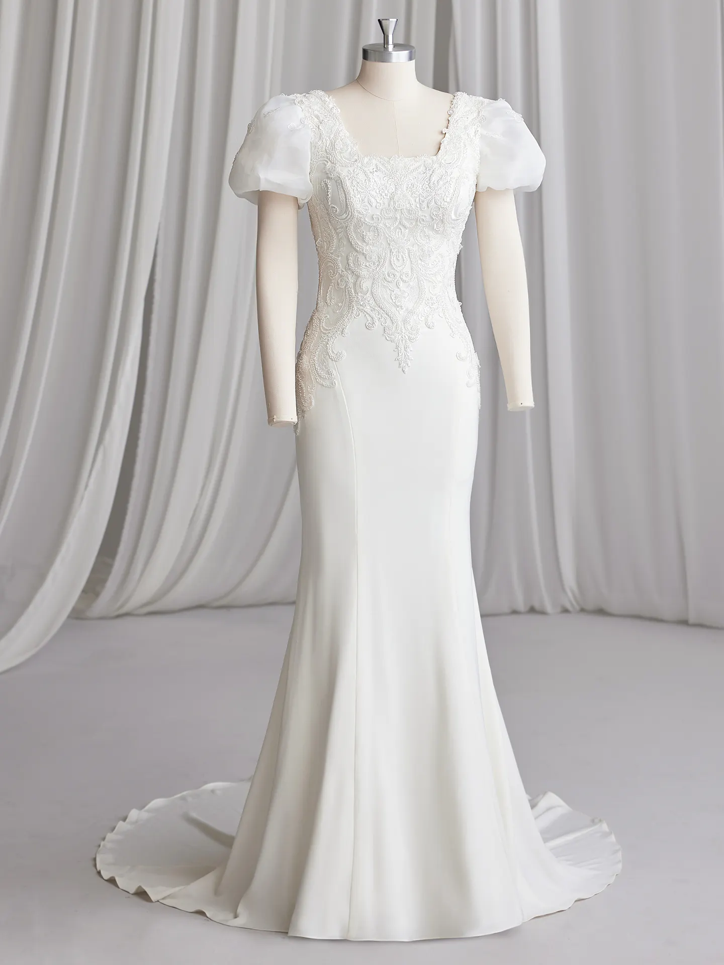 Maggie Sottero Sheath Wedding Dress Quincy 23MS675A01 Alt100