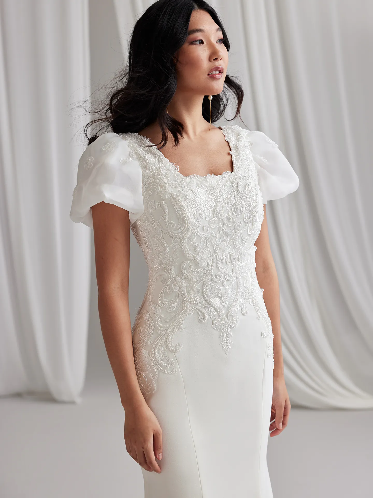 Maggie Sottero Sheath Wedding Dress Quincy 23MS675A01 Alt51