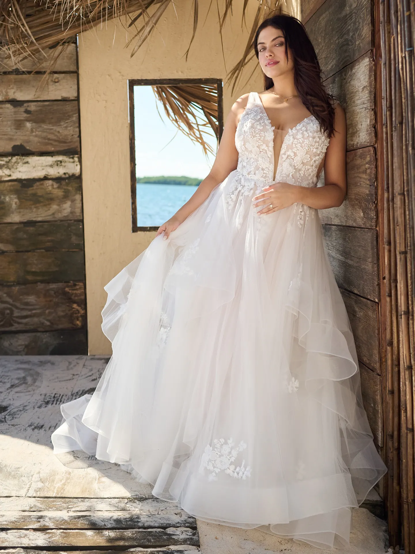 Rebecca Ingram A Line Wedding Dress Winona 23RK688B01 Curve-PROMO3