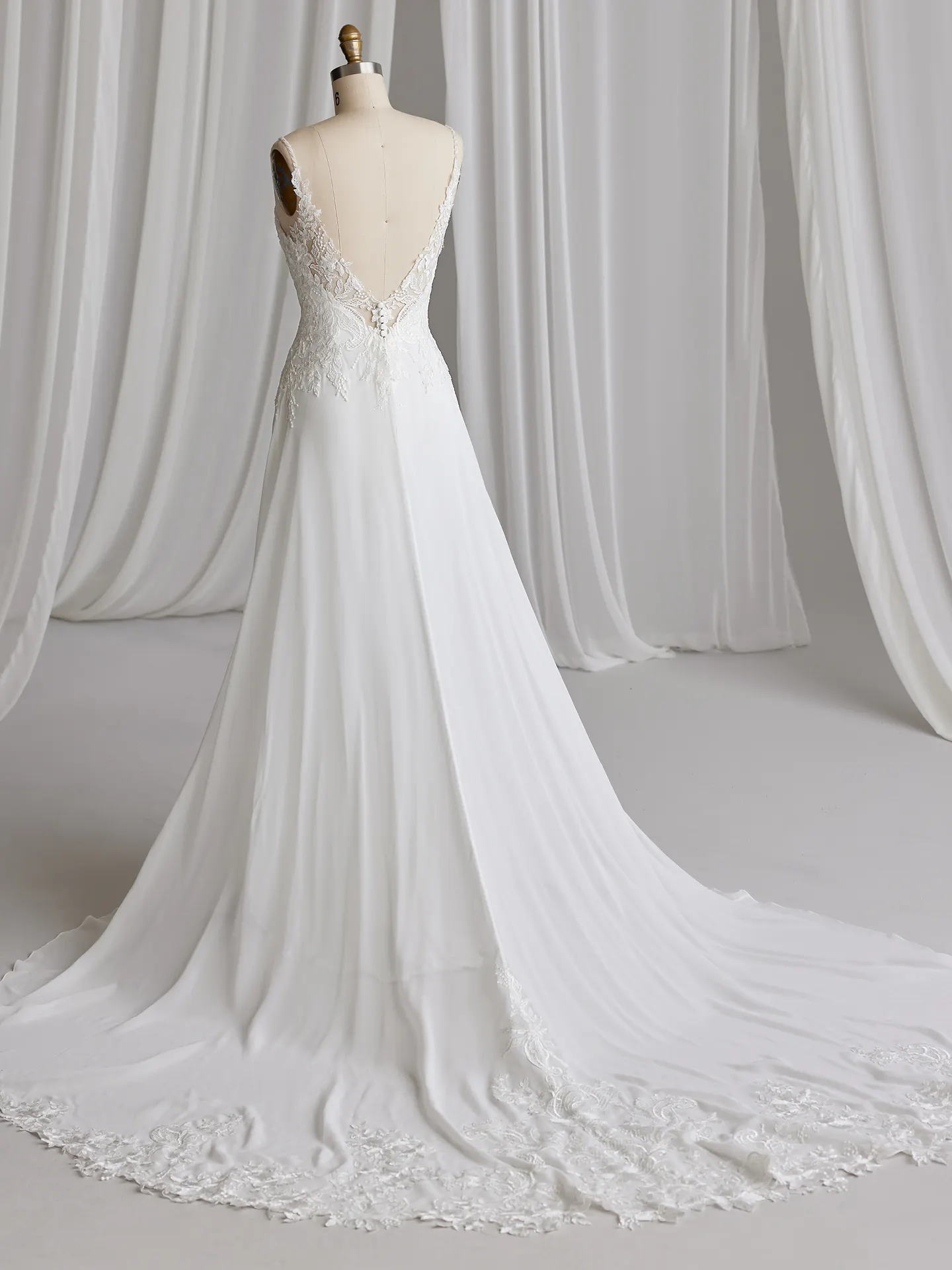 Rebecca Ingram A Line Wedding Dress Charlotte 23RS622A01 Alt103
