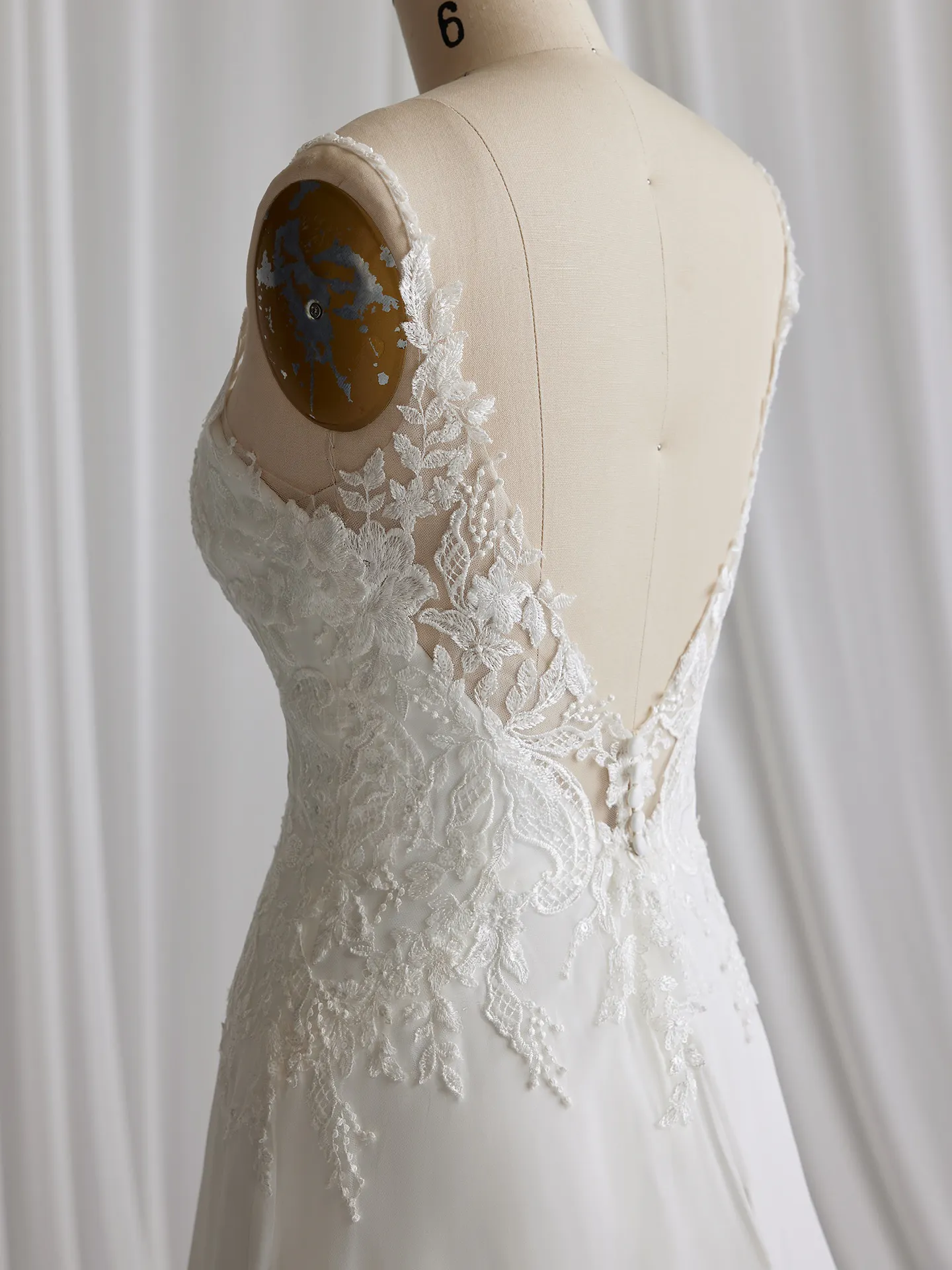 Rebecca Ingram A Line Wedding Dress Charlotte 23RS622A01 Alt104