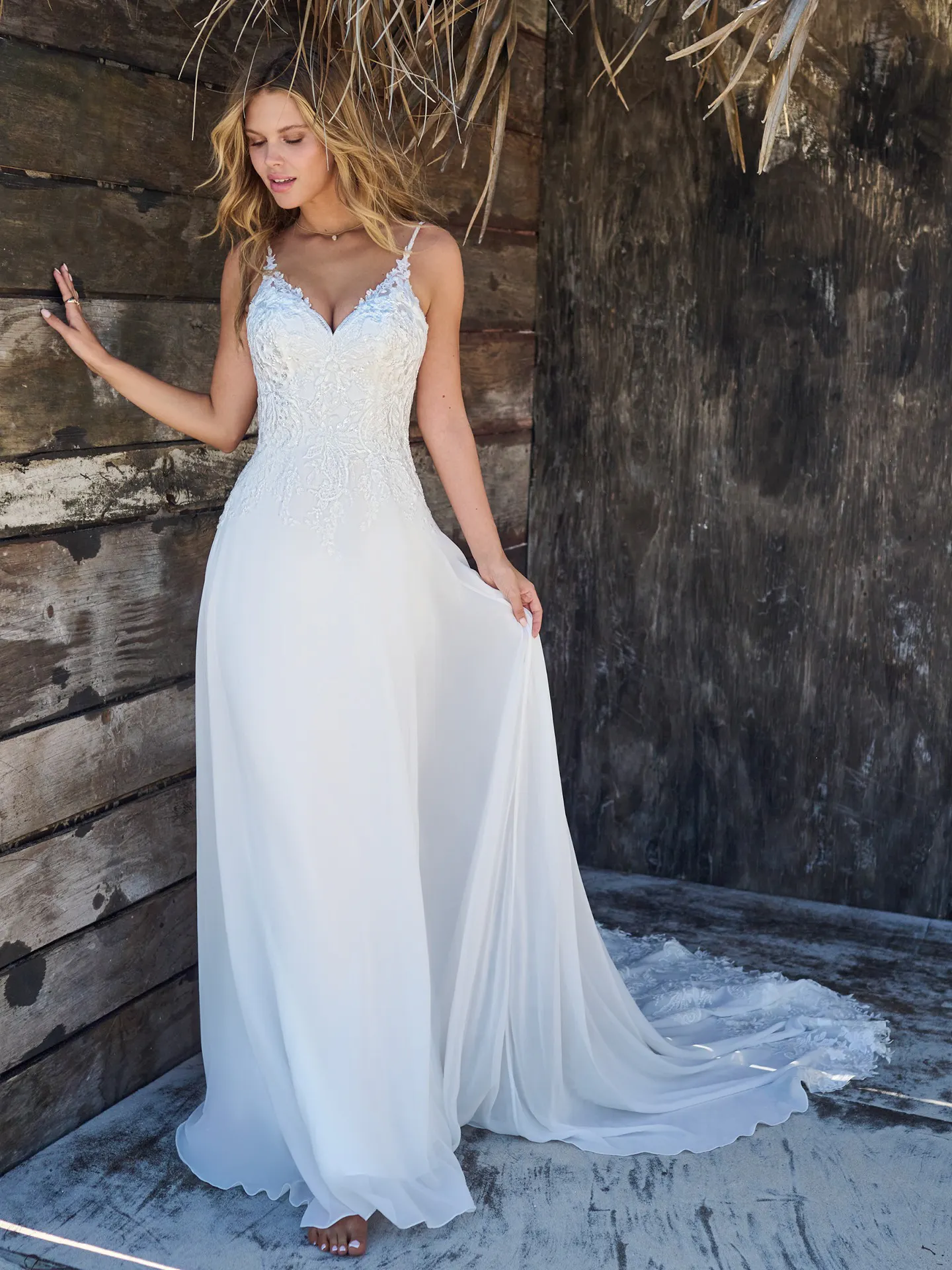 Rebecca Ingram A Line Wedding Dress Charlotte 23RS622A01 PROMO2