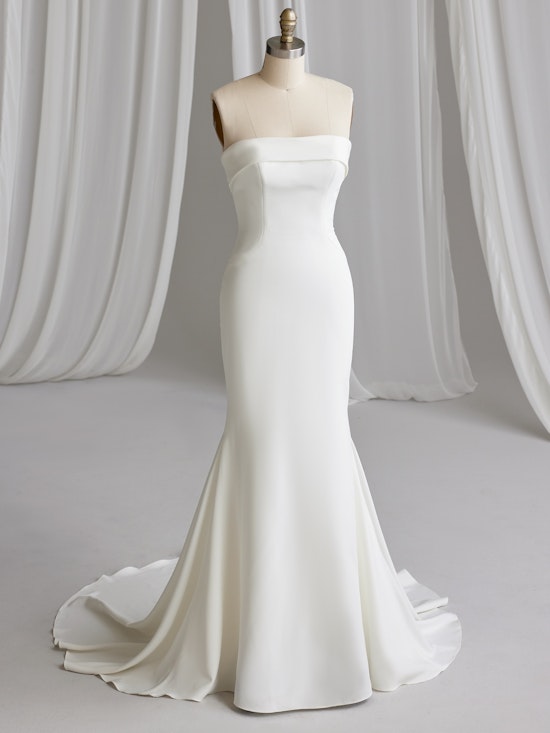 Rebecca Ingram Sheath Wedding Dress Francine 23RB645A01 Alt100