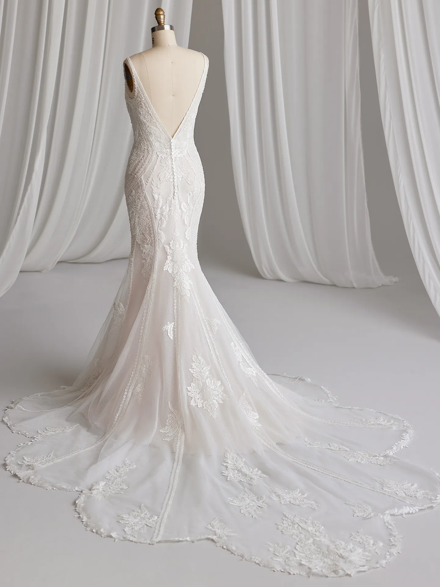 Sottero and Midgley Fit and Flare Wedding Dress Franklynn 23SS692A01 Alt103