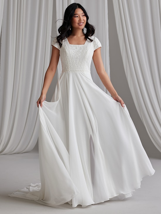 Rebecca Ingram A Line Wedding Dress Judith 23RN704A01 Alt50