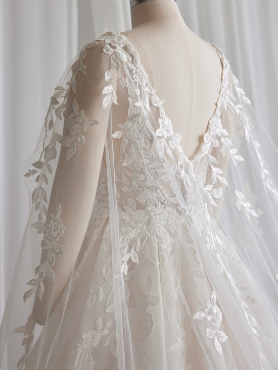 Maddox Organza Square Neckline Wedding Gown | Sottero and Midgley