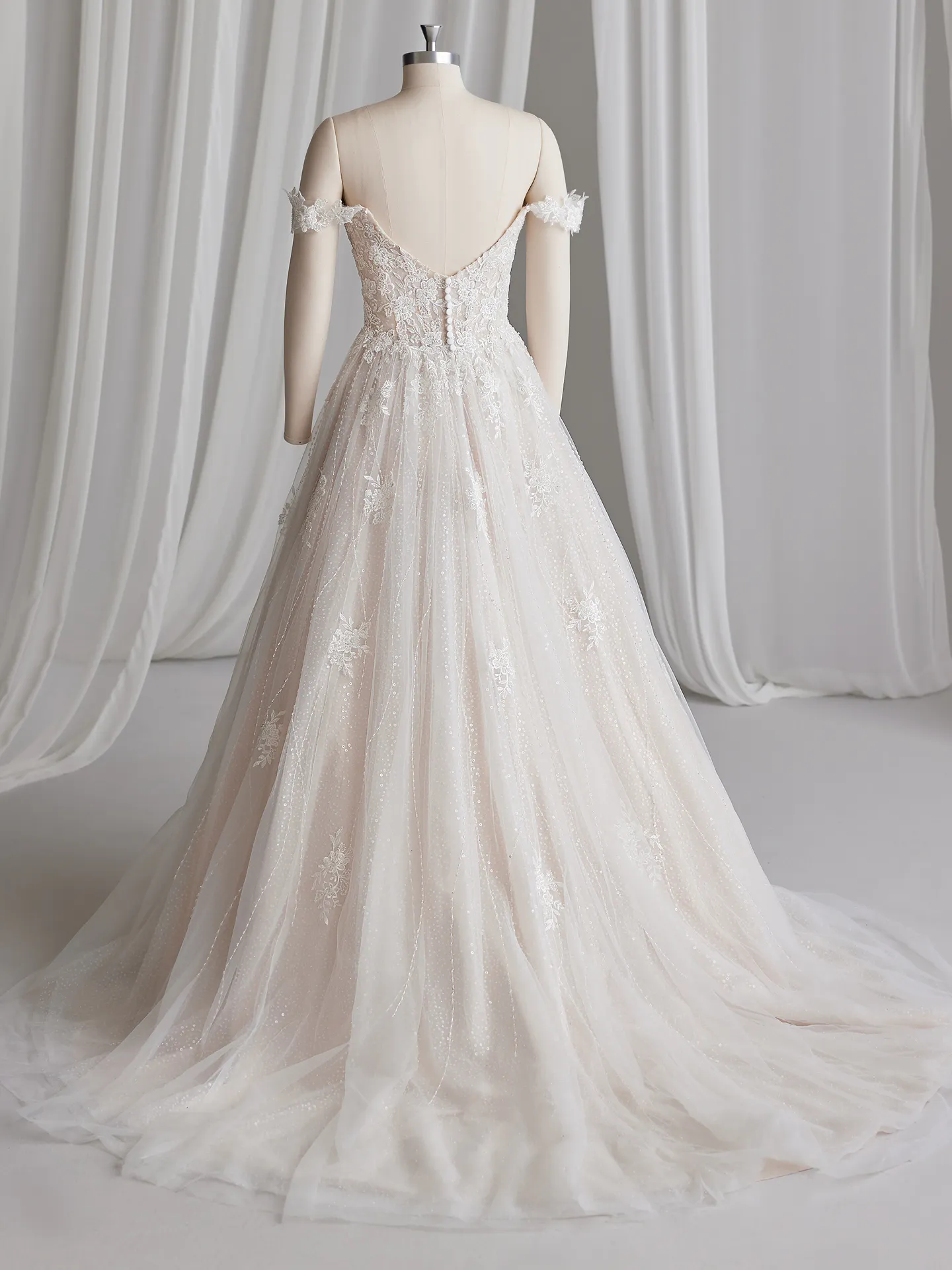Sottero and Midgley A Line Wedding Dress Mason 23SS701A01 Alt103
