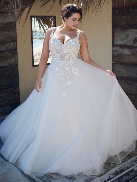 Ball Gown Wedding Dress 630, Sleeveless Wedding Dress, Bridal Gown,  Cathedral Wedding Dress, Lace Wedding Dress, Ivory Wedding Dress -   Canada