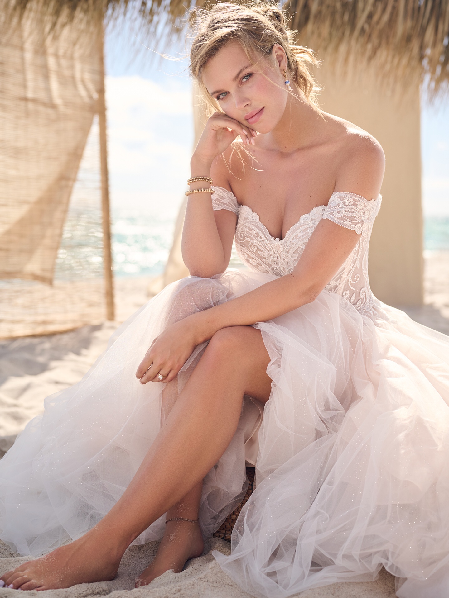 【売り切り御免！】 Gown Bridal A-Line Tulle Dreamy Shiloh | Ingram Rebecca スーツ・フォーマル・ドレス