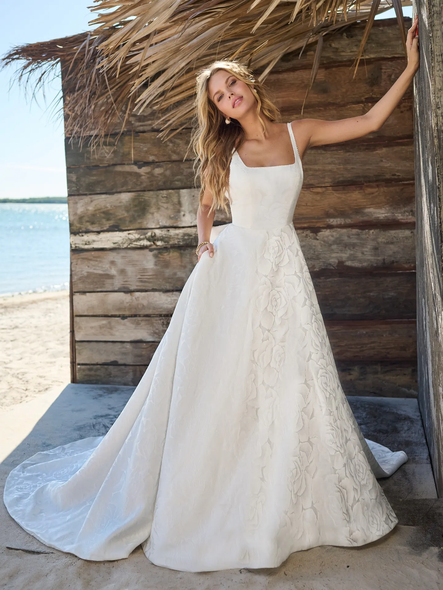 Rebecca Ingram A Line Wedding Dress Vesta 23RK718A01 PROMO1