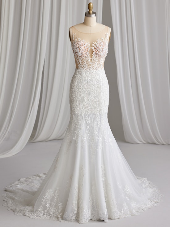 Sottero and Midgley Wedding Dress - Benson All lace fit n flare weddin –  Bridal Temptations Inc.