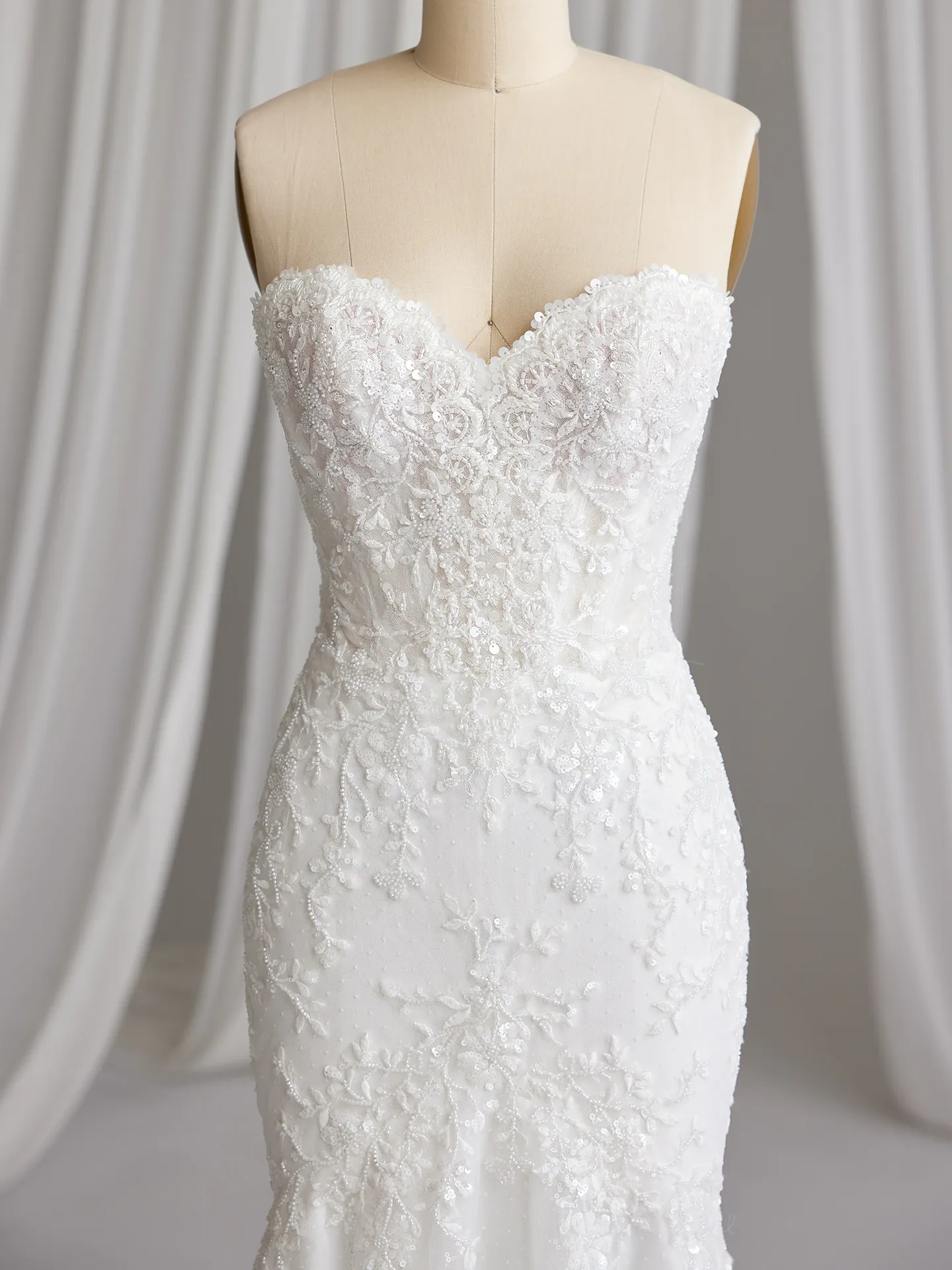 Sottero and Midgley Fit and Flare Wedding Dress Naomi 23SV667A01 Alt101