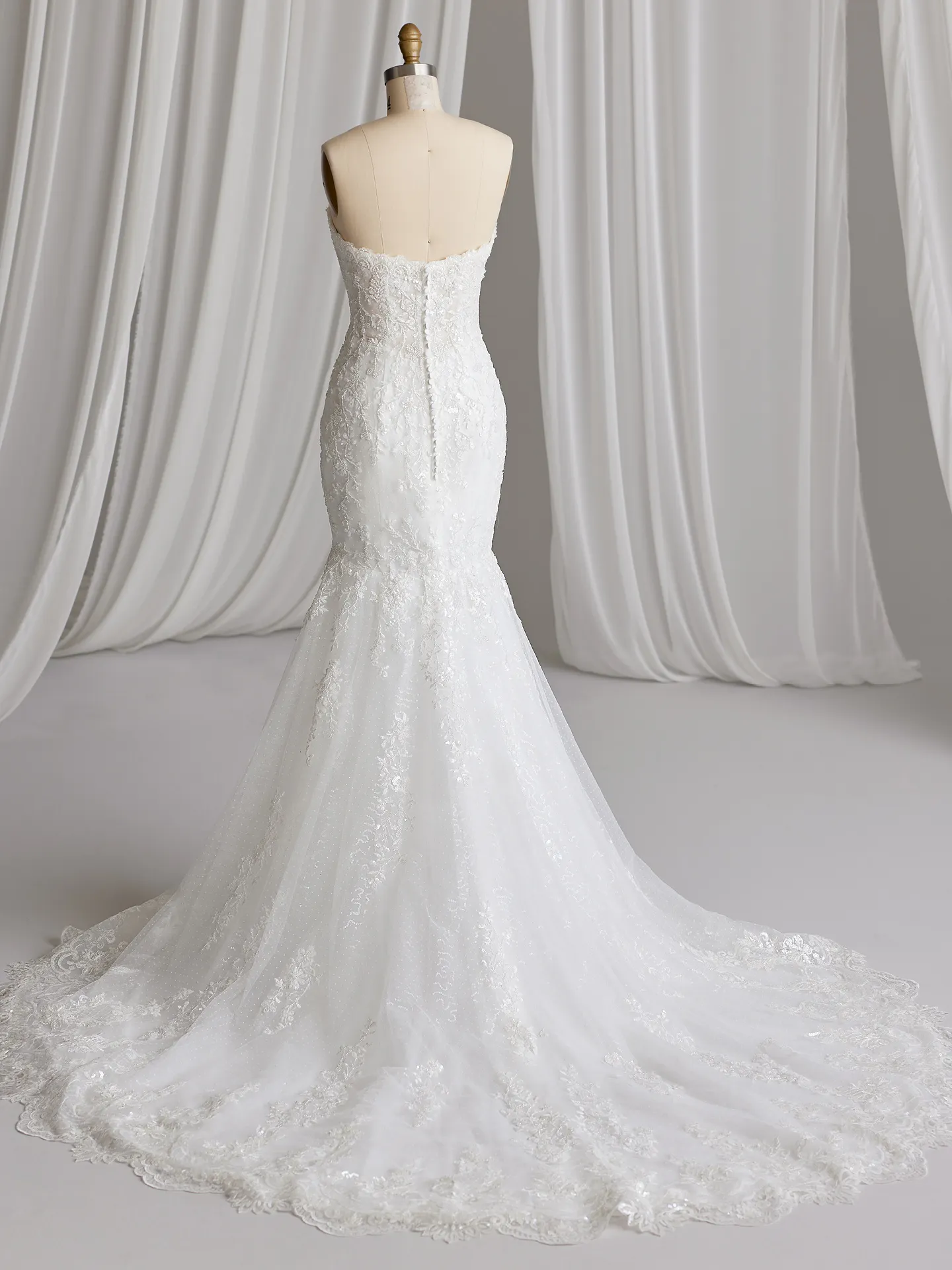Sottero and Midgley Fit and Flare Wedding Dress Naomi 23SV667A01 Alt103