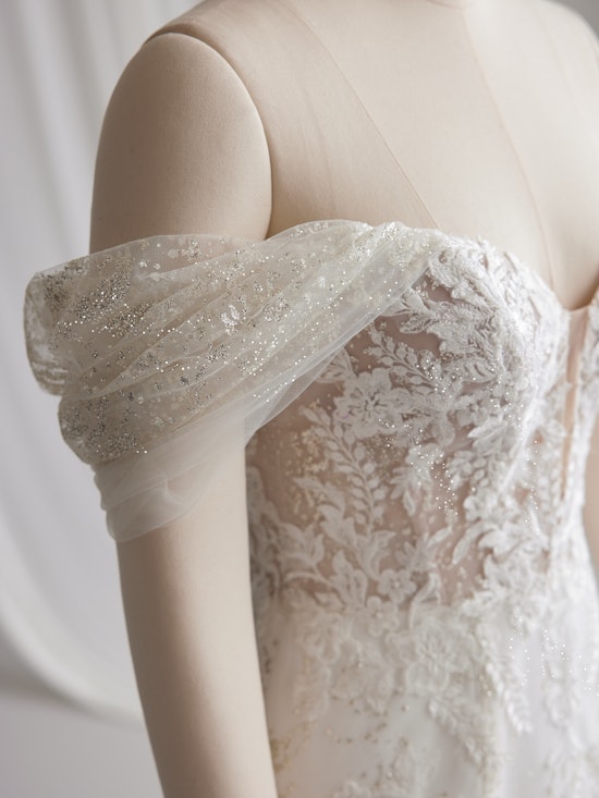 Maggie Sottero Wedding Dress Off The Shoulder Sleeves Hailey CS023MS653000 Alt101