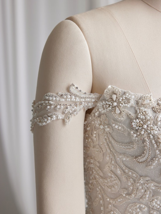 Sottero and Midgley Wedding Dress Beaded Cap Sleeves Imena CS023SS643000 Alt101