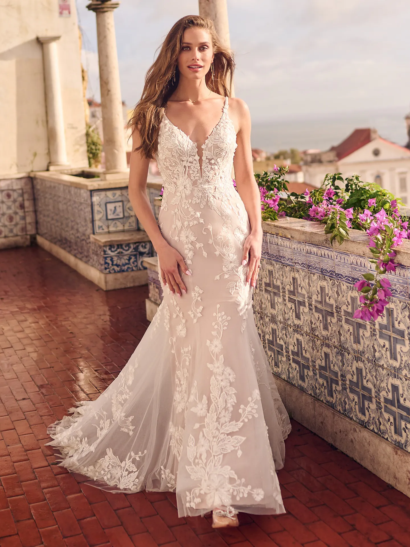 Maggie Sottero Fit and Flare Wedding Dress Marlena 23MB662A01 Promo5