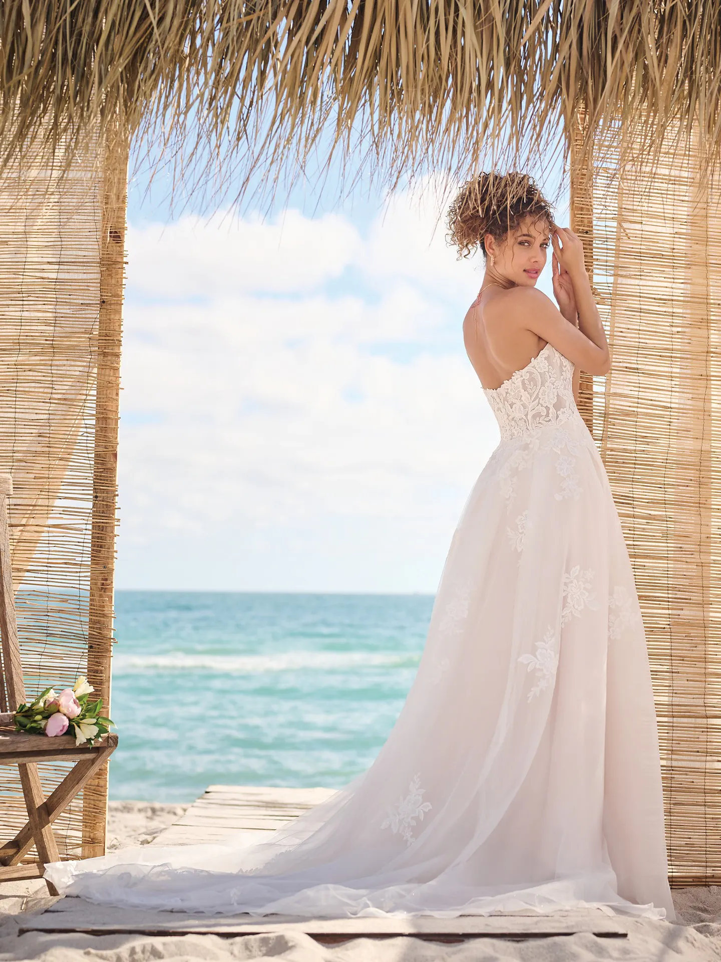 Rebecca Ingram A Line Wedding Dress Dolly 23RS695A01 Promo4