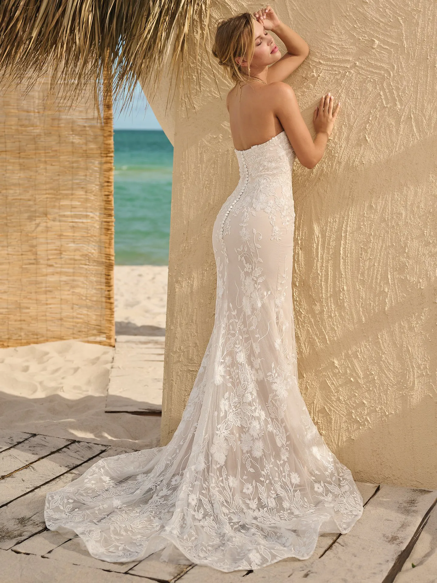 Rebecca Ingram Sheath Wedding Dress Nelly 23RK682A01 Promo4