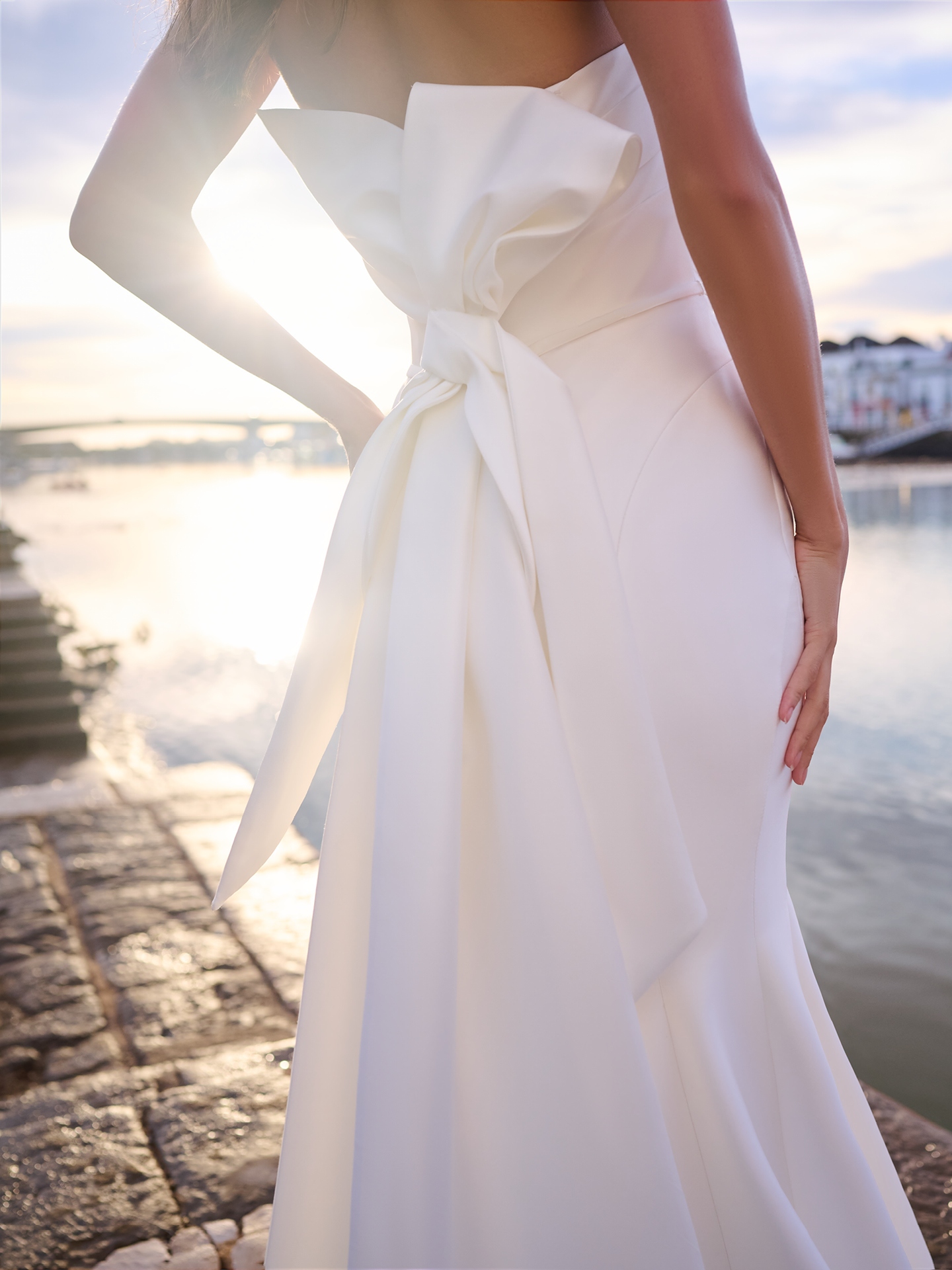 Marilyn Asymmetrical Satin Bridal Dress | Sottero and Midgley