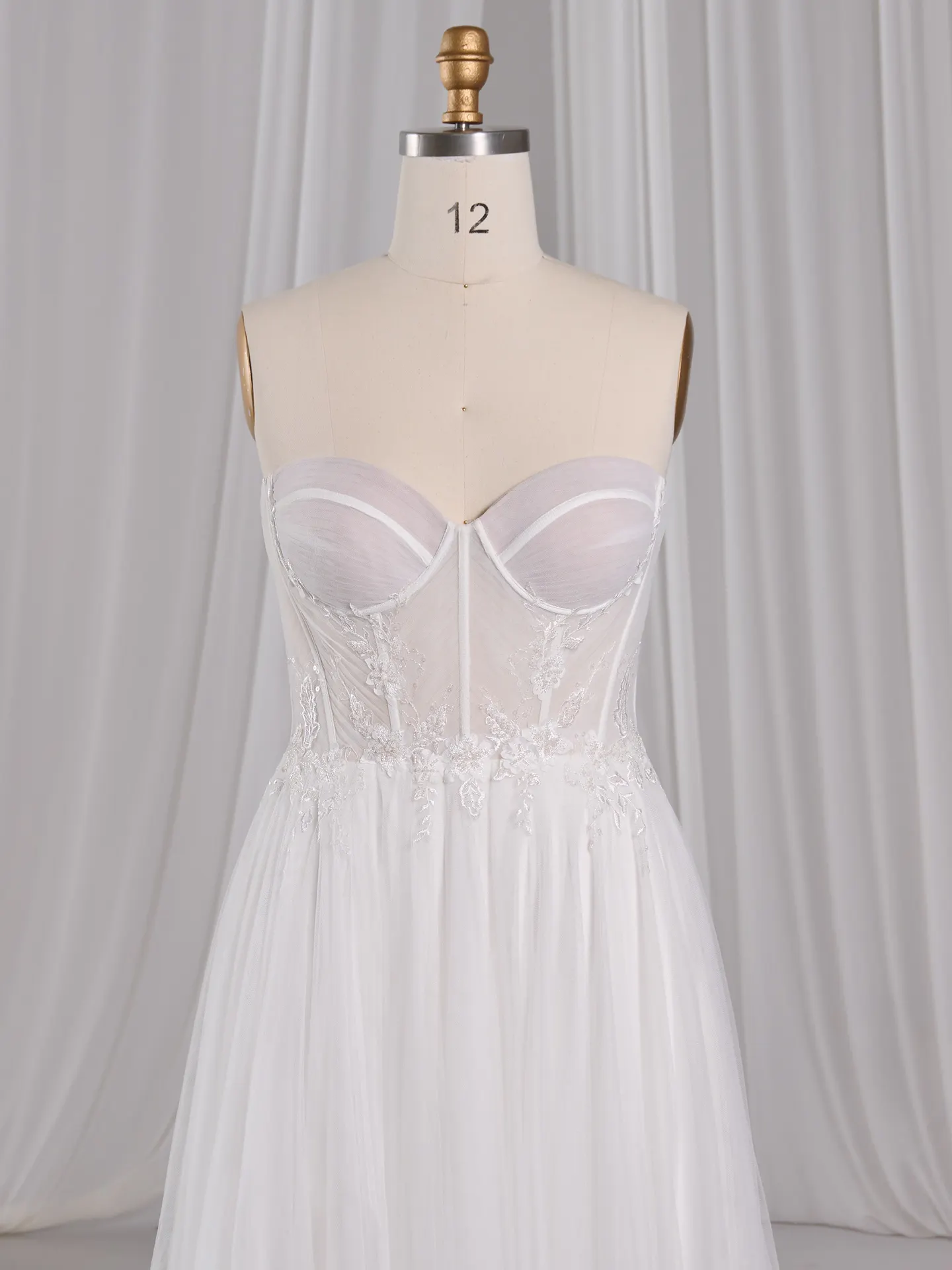 Maggie Sottero A Line Wedding Dress Gwen 23MB707A01 Color1
