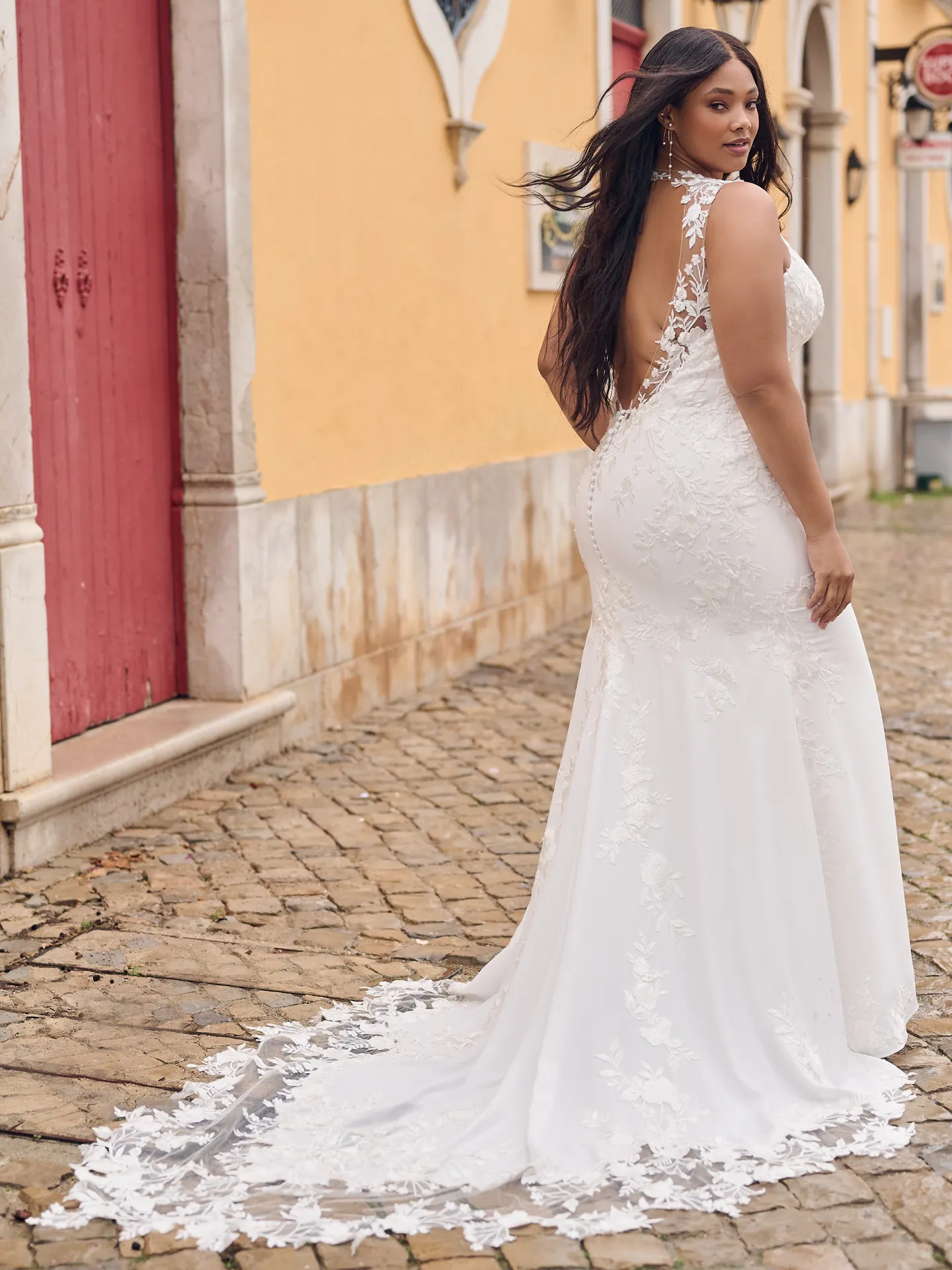 Maggie Sottero Sheath Wedding Dress Trezelle 23MW603A01 Curve-PROMO5
