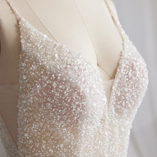 Abrienna Tulle Beaded A-Line Wedding Dress | Maggie Sottero