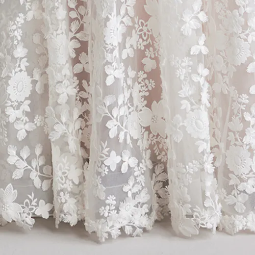Ladonna floral lace detail from Maggie Sottero wedding dress
