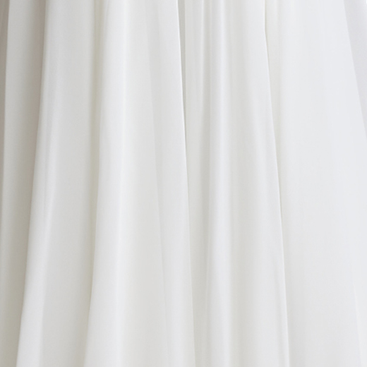 Gayle Pleated Chiffon Wedding Gown | Rebecca Ingram