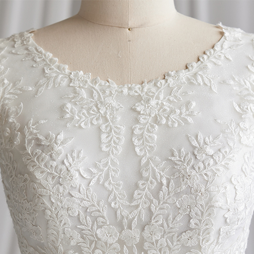 Ingrid Leigh Modest Bridal Dress Flutter Sleeves | Rebecca Ingram