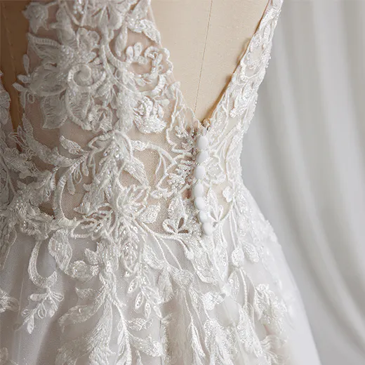 Rebecca Ingram Lizzy lace detail back view