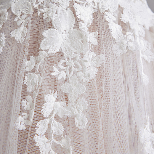 Winona 3D Ruffled Bridal Dress | Rebecca Ingram