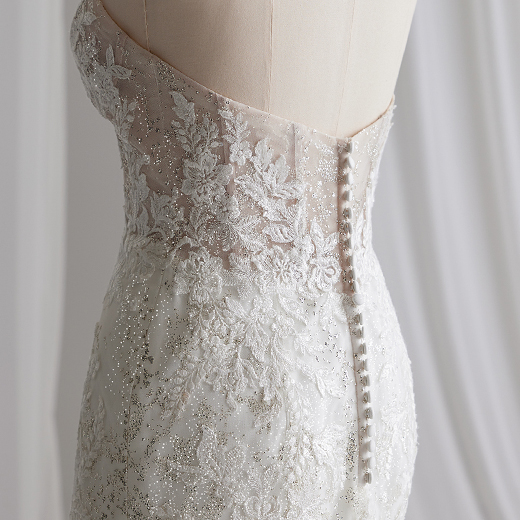Hailey Lace Sequin Plus Size Wedding Dress | Maggie Sottero