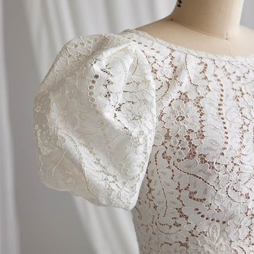 Pilar Boho Lace Two-Piece Bridal Gown| Rebecca Ingram