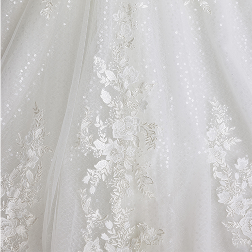 Sottero and Midgley Wheeler Ball Gown Wedding Dress 23SV609A01 bp01_Fabric