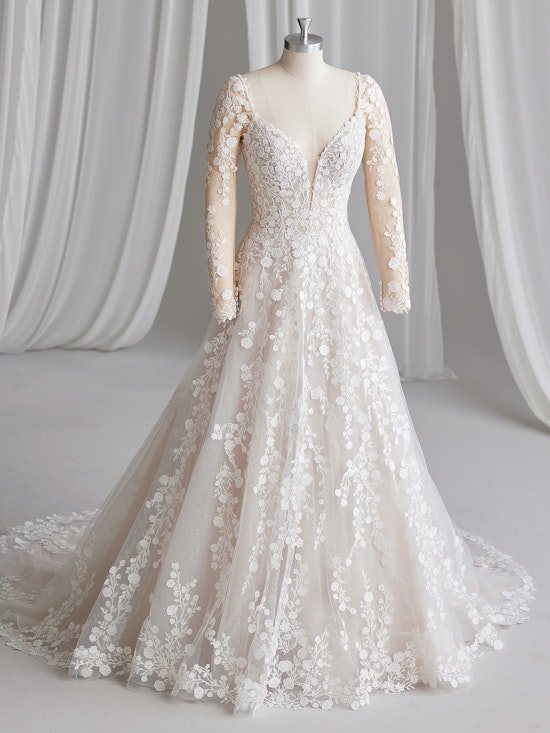 Maggie Sottero Wedding Dress Sleeves EDWINA (Accessory - Detachable Sleeves - Embellished) YYDS0+23MS617000 Alt100