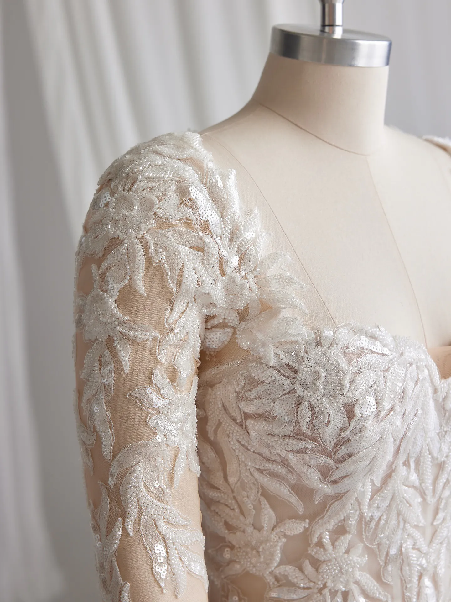 Maggie Sottero Wedding Dress Sleeves PAULINE  YYDS0+23MW633000 Alt108