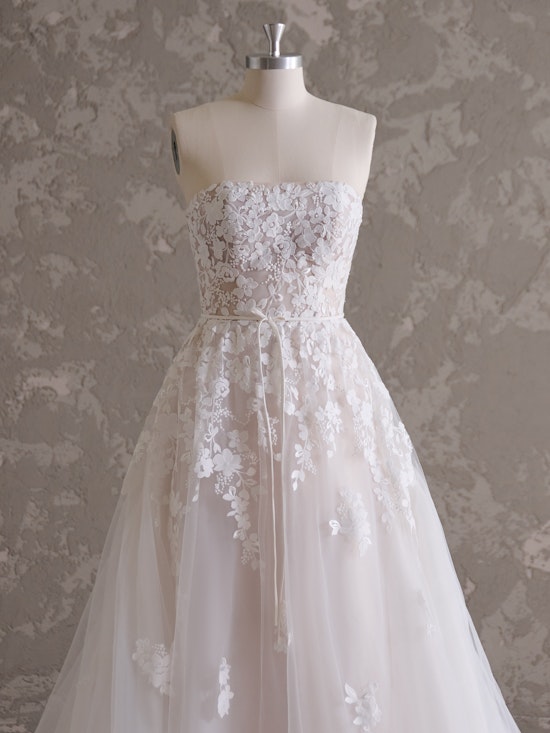 Avalon Romantic Floral A-Line Wedding Dress | Maggie Sottero