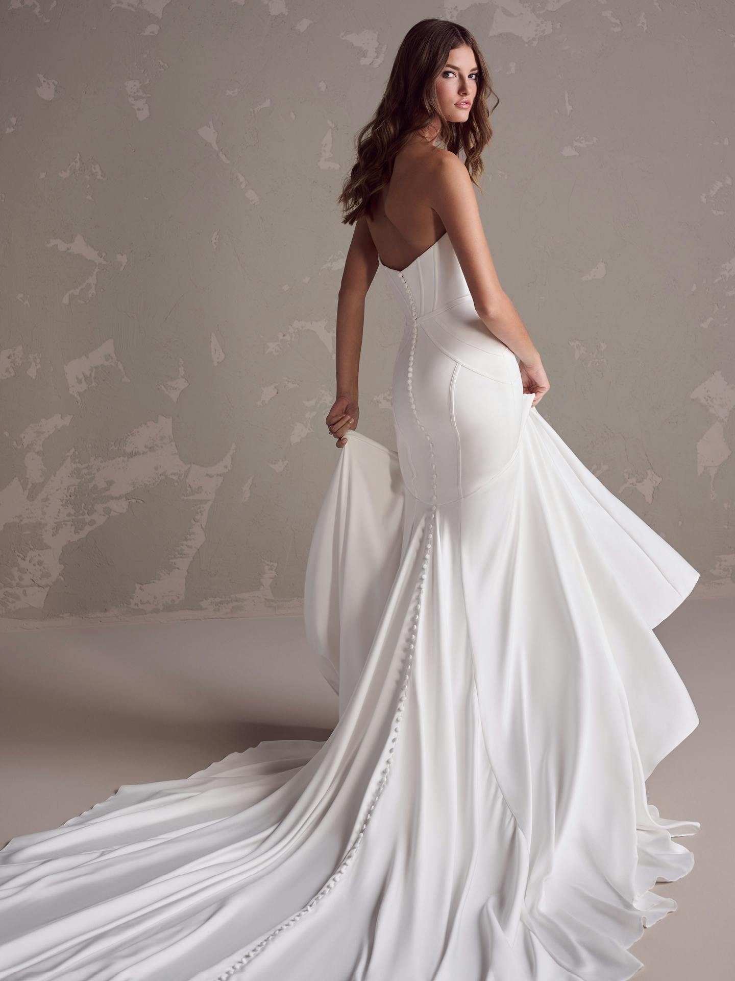 Charlize Satin Corset Mermaid Bridal Dress | Maggie Sottero