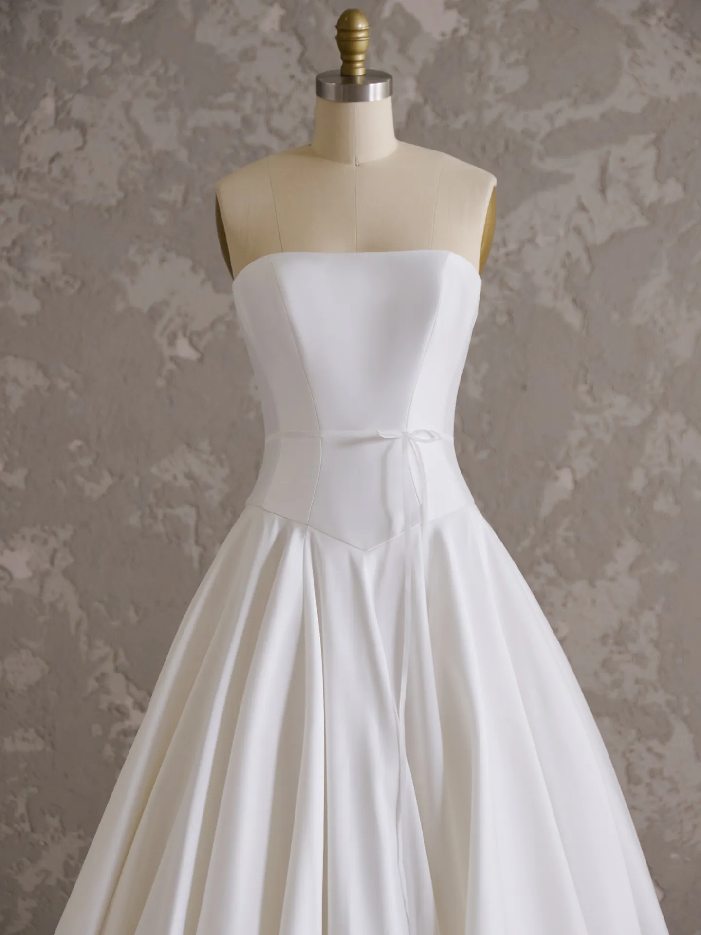 Maggie Sottero Emmanuelle strapless wedding dress front view