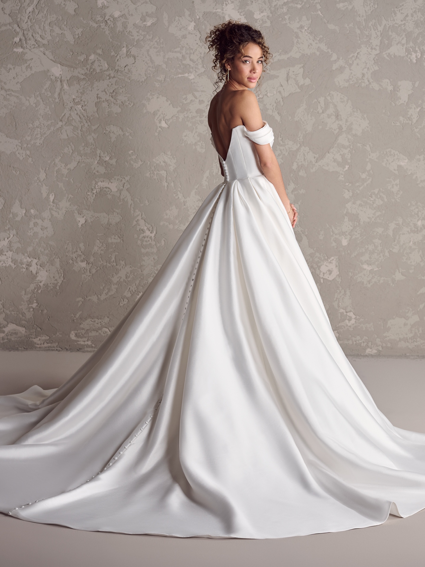 Zinaida Mikado Wedding Dress with Pockets Maggie Sottero